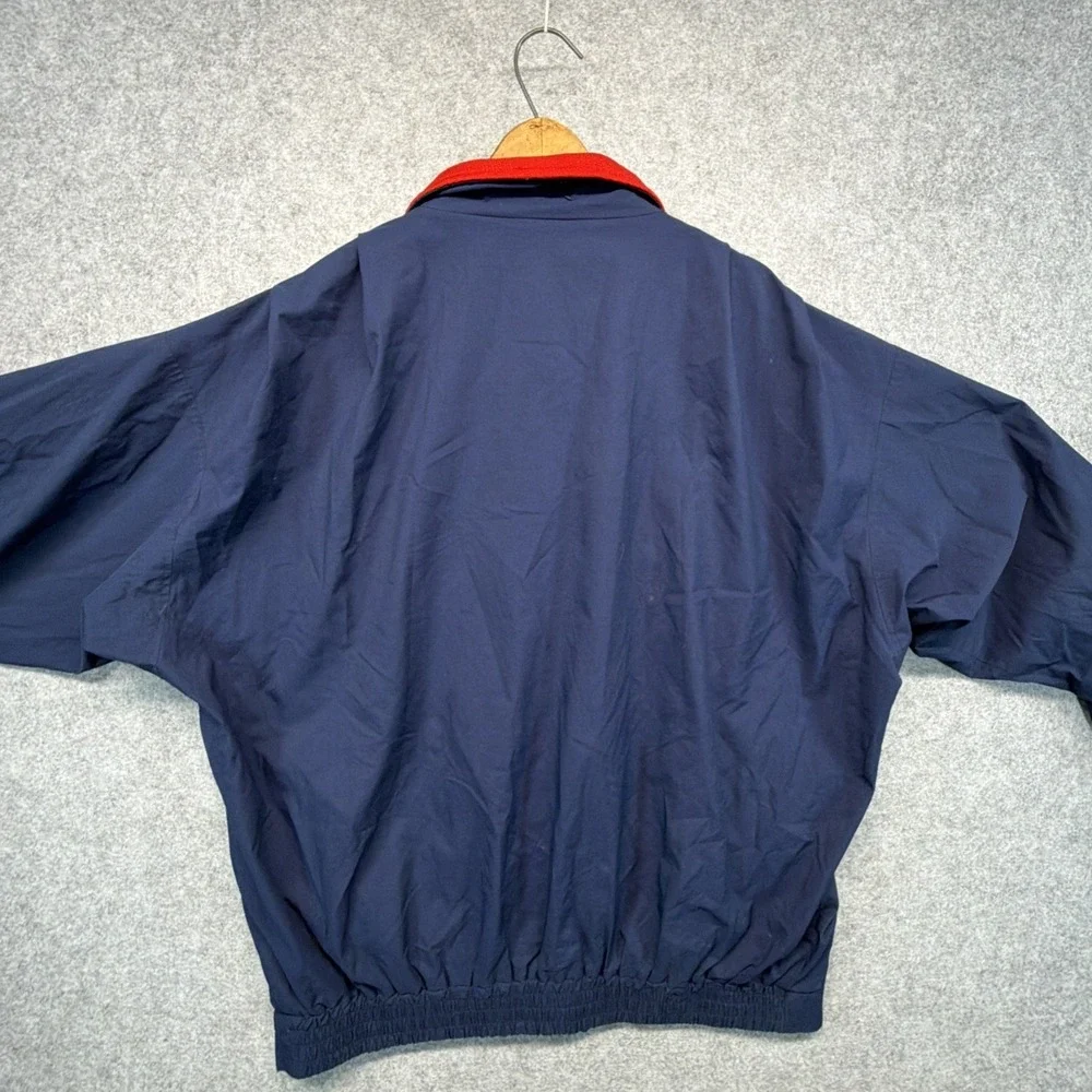 Vtg Zero Restriction GORE-TEX Golf Jacket XL Mens Navy Blue Waterproof Rain USA